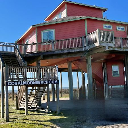 Stunning Beachfront 3 Bedroom Home, Coralmoonbeach Bolivar Peninsula Dış mekan fotoğraf