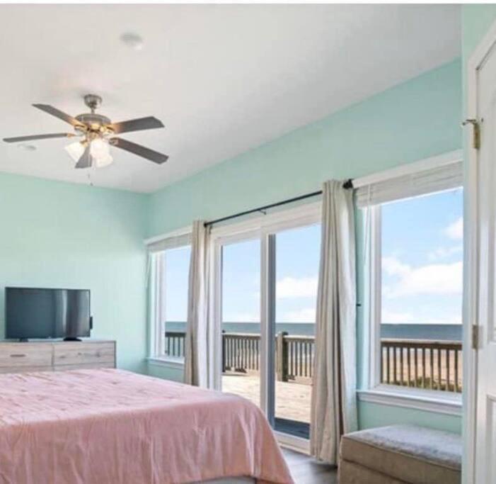 Stunning Beachfront 3 Bedroom Home, Coralmoonbeach Bolivar Peninsula Dış mekan fotoğraf